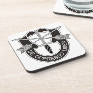 Special Forces SF De Oppresso Liber Getränkeuntersetzer
