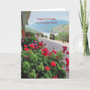 Special Friend einen schönen Geburtstag Karte