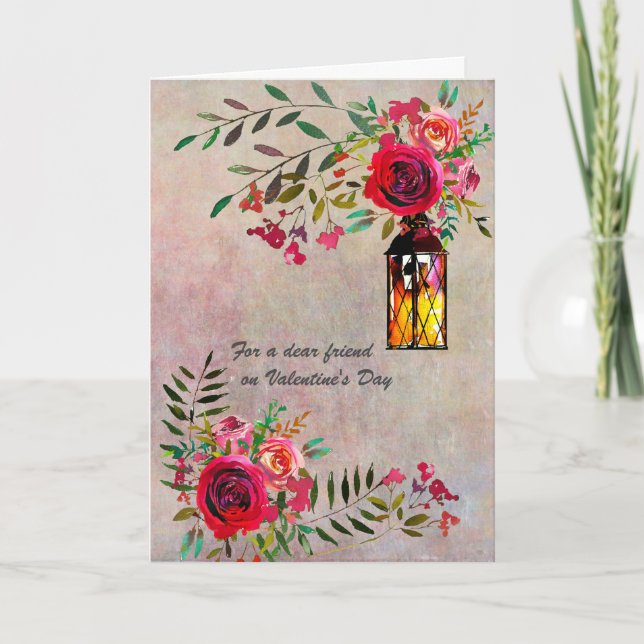 Special Friend Personalize Valentine's Day Card Karte (Vorderseite)