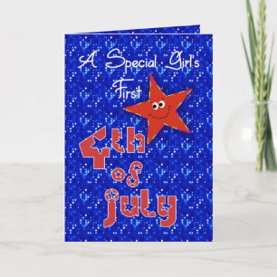 Special Girl's First 4. Juli Karte