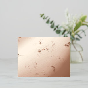 Special Gold Abstrakt Butterfly Muster Folien Feiertagspostkarte