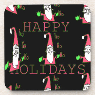 Special Happy Holidays Ho Ho Ho Ink Sketch Santa G Getränkeuntersetzer