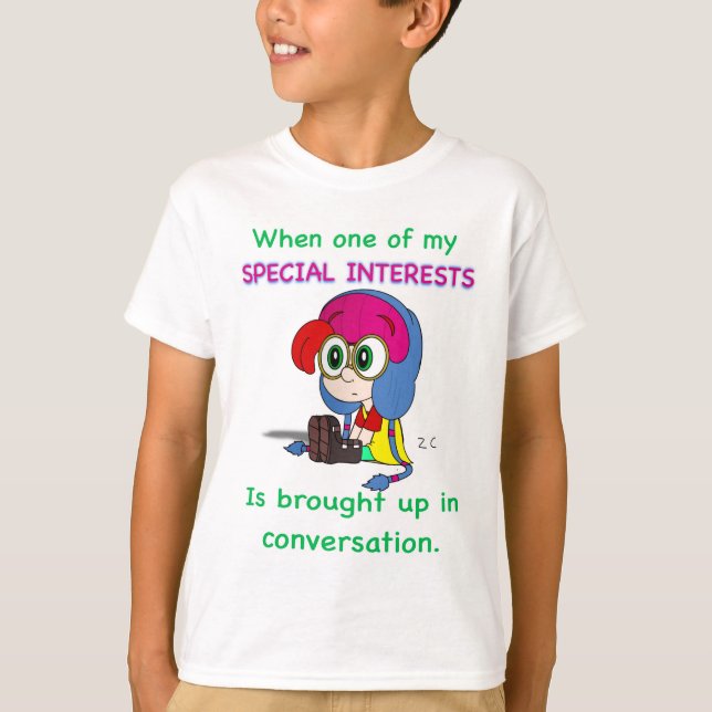 Special interests shirt (Kids)  (Vorderseite)