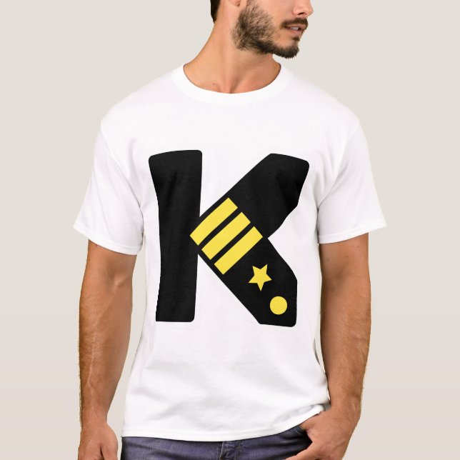 Special K – Fette Buchstaben Design T-Shirt (Vorderseite)