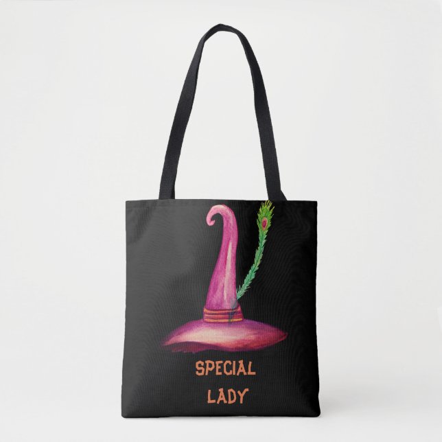 Special lady Halloween-Hexenhut-Tasche (Vorderseite)