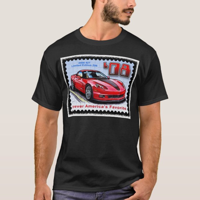 Special Limited-Ausgabe 2008 Korvette 427 Z06 T-Shirt (Vorderseite)