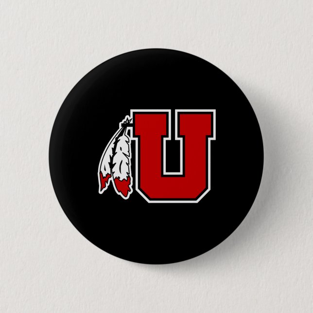 Special Logo Utah Utes Sticker  Button (Vorderseite)