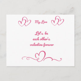 Special message for spacial one.....  postkarte