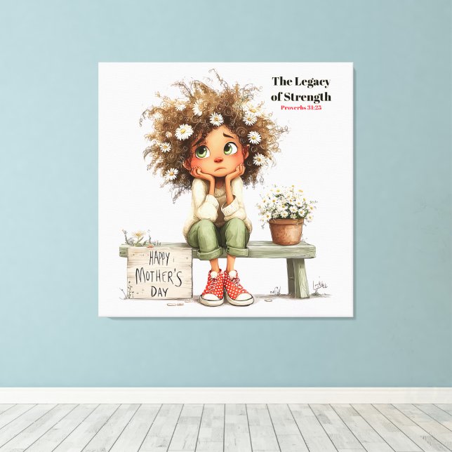 Special Mom (Keepsake) Leinwanddruck (Insitu (Holzboden))