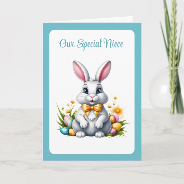 Special Niece Oaster Card Feiertagskarte (Vorderseite)