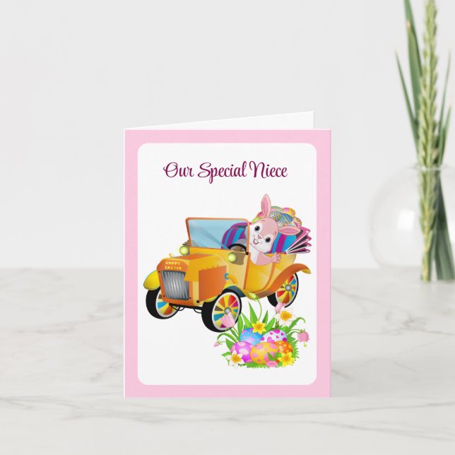 Special Niece Oaster Card Feiertagskarte (Vorderseite)