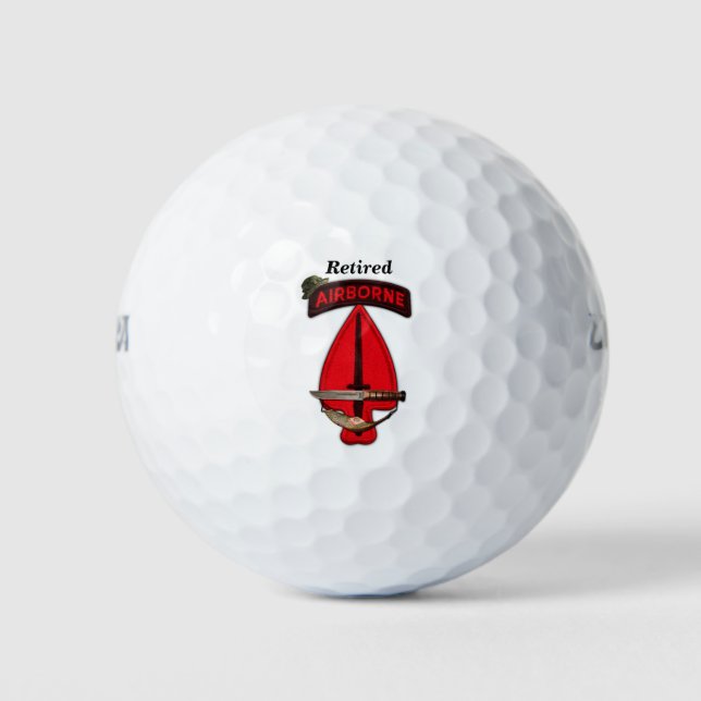 Special ops usasoc soc sof veterans veterans veter golfball (Vorderseite)