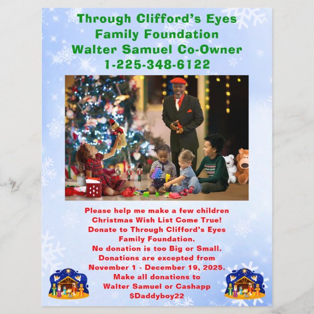 Special Order Christian Donation Flyer (Vorne)