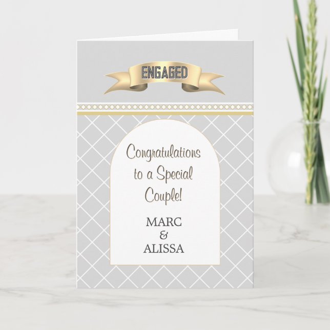 Special! Personalized Engagement Card Karte (Vorderseite)