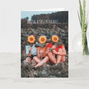 Special Sisters Bond That Can't be Broken Sister Karte