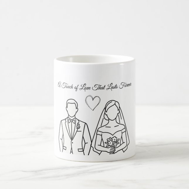special wedding couple mug kaffeetasse (Mittel)