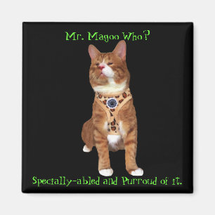 Specially-abled Magoo Magnet