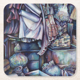 Specials des Splendid Tekka Center, Singapur Rechteckiger Pappuntersetzer