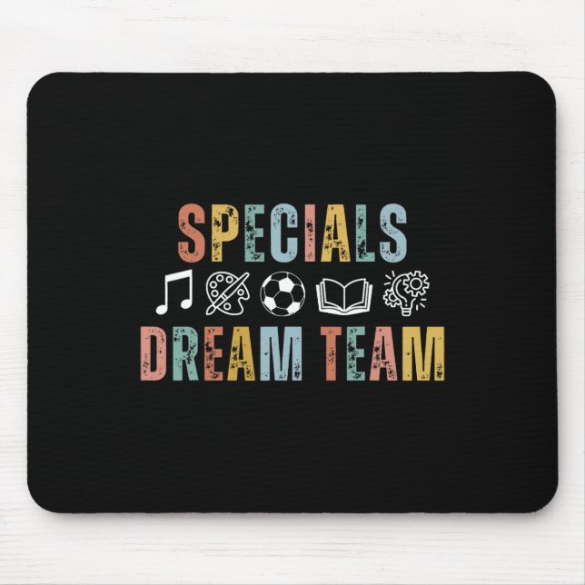 Specials Dream Team Lehrer Byck Zur Schule Kunst M Mousepad (Vorne)