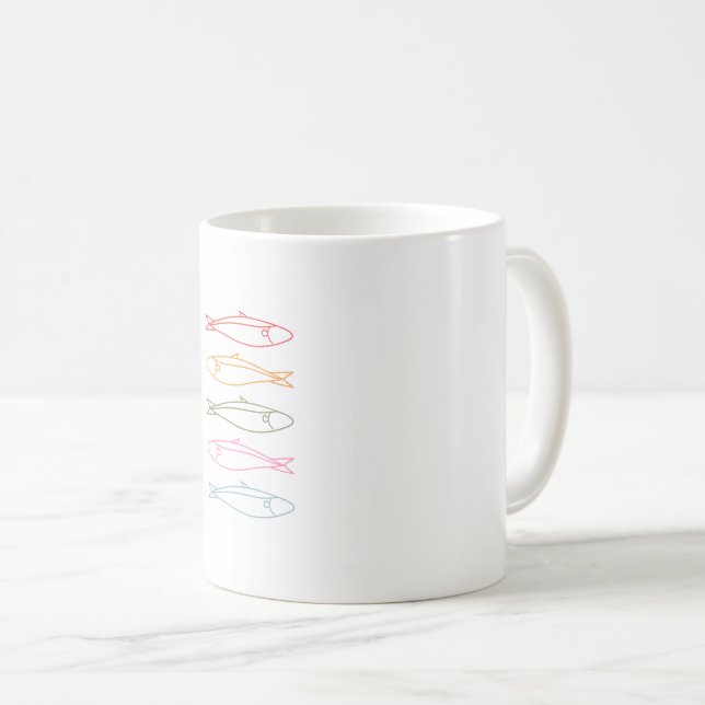 Specialty Mug logo sardines pour cafés  Kaffeetasse (VorderseiteRechts)