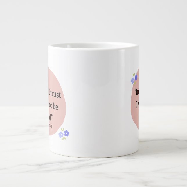 Specialty Mug with Bible verse Jumbo-Tasse (Vorderseite)
