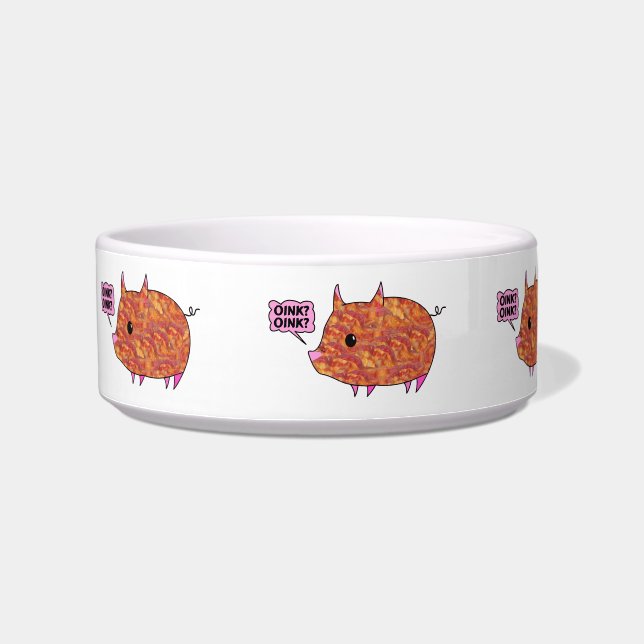 Speck eingewickeltes Piggy Napf (Links)