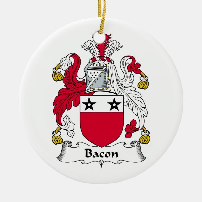 Speck-Familienwappen Keramikornament (Vorne)