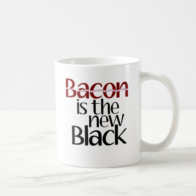 Speck ist das neue Schwarze Tasse (Rechts)