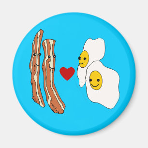 Speck-Liebe-Ei-lustiger Speck-Entwurf Magnet