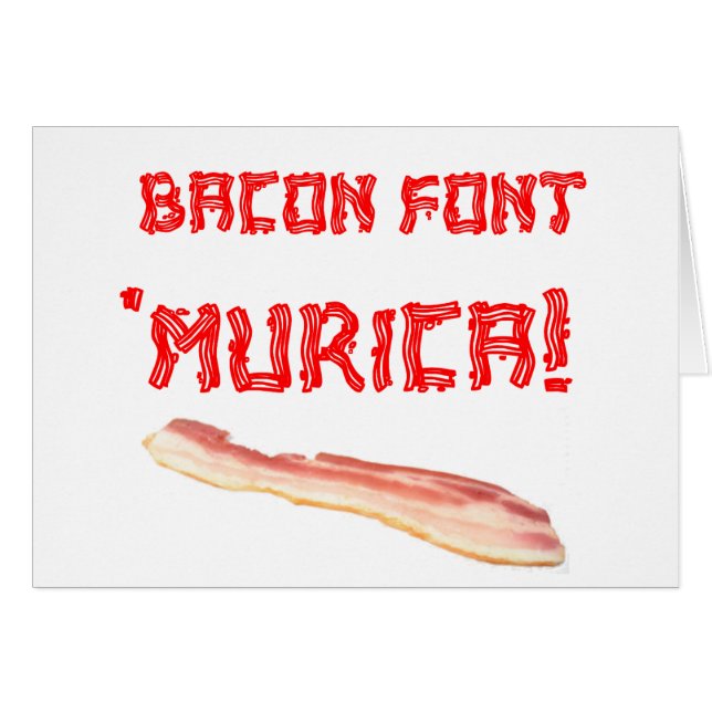 Speck-Schriftart 'Murica! (Vorderseite (Horizontal))