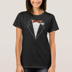 Speck-Smokings-Bogen-T-Shirt lange Hülse T-Shirt