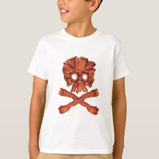 Speck-Totenkopf mit gekreuzter Knochen T-Shirt