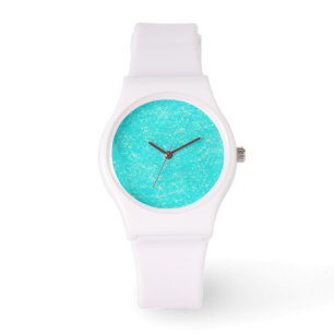 Speckled Blue Face Ladys Sport Watch Armbanduhr