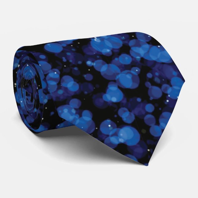 "Speckled Blue" / Neck Tie Krawatte (Gerollt)