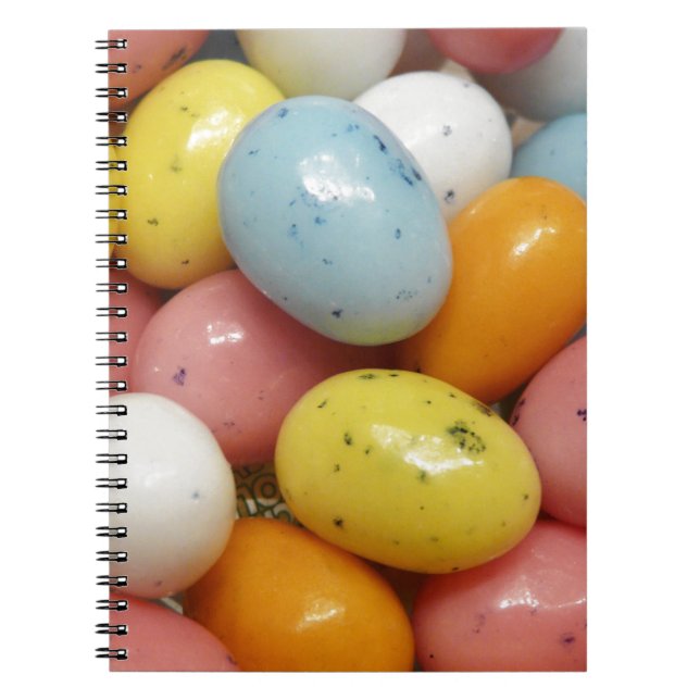 Speckled Colored Jelly Bean Ostereier Notizblock (Vorderseite)