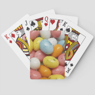 Speckled Colored Jelly Bean Ostereier Spielkarten