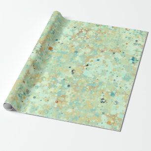 Specklets Minze Green Stone Textur Geschenkpapier