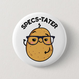Specs tater Funny Picknick Button