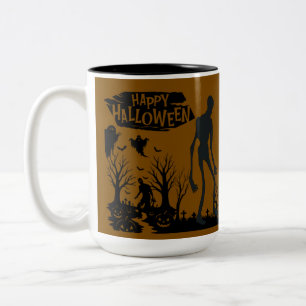 Specter's Erntedankfest braun Zweifarbige Tasse