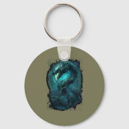 Spectral Coil Cyberpunk Serpent Dark Art Schlüsselanhänger