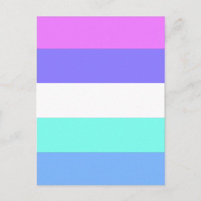 Spectrasexual Pride Flag  Postkarte (Vorderseite)