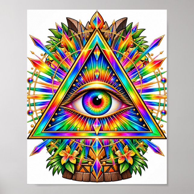 Spectrum Lotus Eye Poster (Vorne)