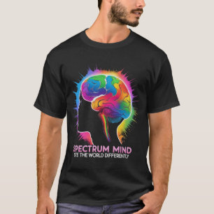 Spectrum Mind - Farbenfrohe Gehirne Neurodiversity T-Shirt