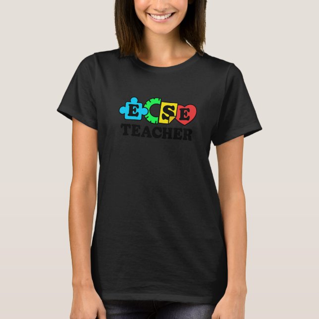 SPED ECSE Teacher Early Childhood Special Educatio T-Shirt (Vorderseite)