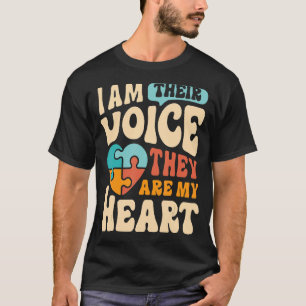 SPED Lehrer Ich bin ihre Stimme, sie sind mein Her T-Shirt