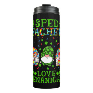 SPED Lehrer Liebe Shenanigans Autism Awareness St Thermosbecher