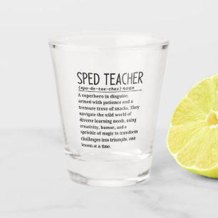 Sped-Lehrer Schnapsglas