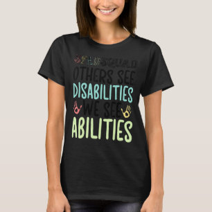 SPED-Lehrer-Squad Spezialteam für Bildung T-Shirt