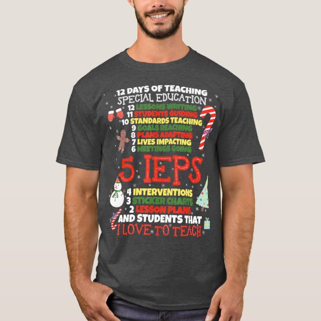 SPED School T-Shirt Funny Special Bildung Lehrer (Vorderseite)