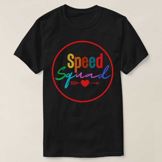 Sped Squad Einfache Illustration 3 T-Shirt (Design vorne)